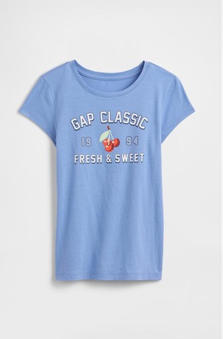 Majica z kratkimi rokavi in potiskom za deklice