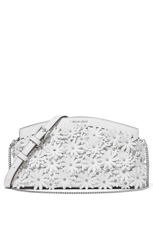 Athena Floral Appliqué Convertible Clutch
