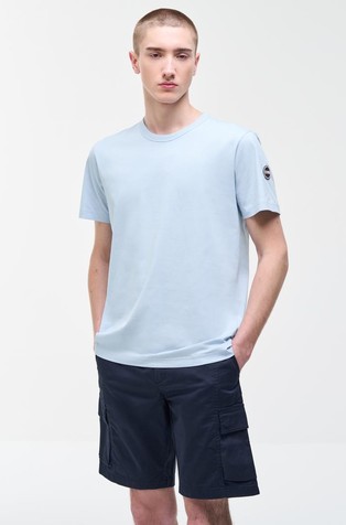 T-shirt with short sleeves in cotton jersey