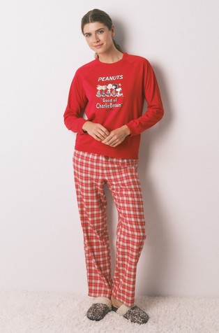 Snoopy long cotton pyjamas