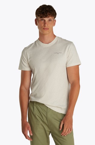 Slim fit logo majica s kratkimi rokavi