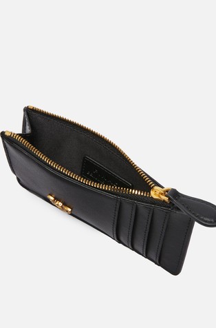 PINKO Card holder in leather Black 4