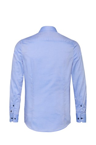 PURE H.TICO Slim fit City shirt with long sleeves Blue 2