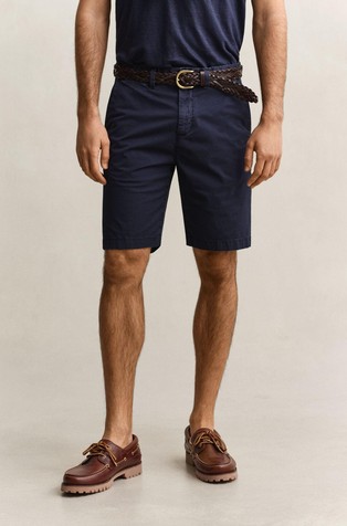 Stretch cotton short chinos
