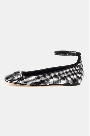 Rhinestone ballet flats