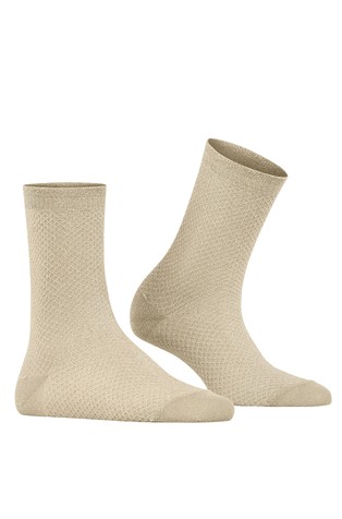 FALKE Elegant Women Socks With Shimmering Effect Beige 3