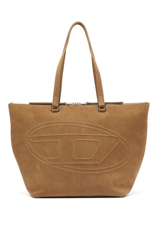1DR Dome tote torba iz semiša z Oval D logotipom