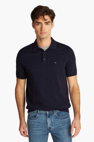 Regular fit pletena polo majica