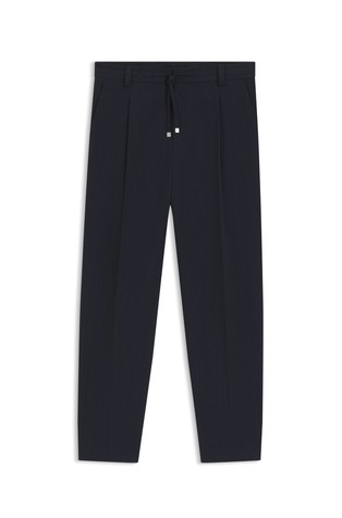 Modern fit hlače z gubama