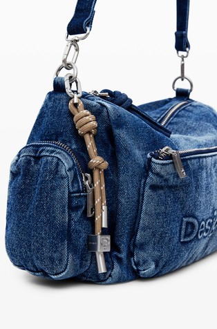 DESIGUAL Denim handbag Blue 4