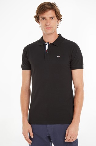 Slim fit polo majica iz organskega bombaža