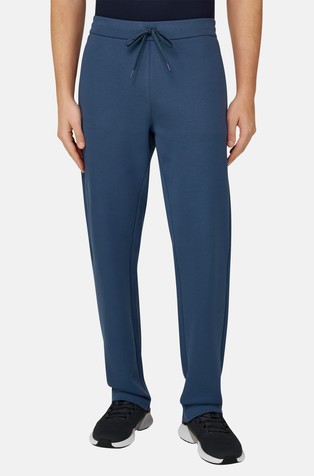 Scuba hlače iz bombažne mešanice