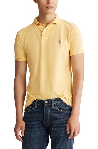 Slim fit polo majica s kratkimi rokavi