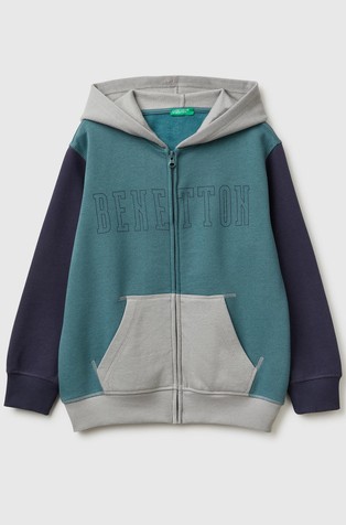 Cotton-blend logo hoodie