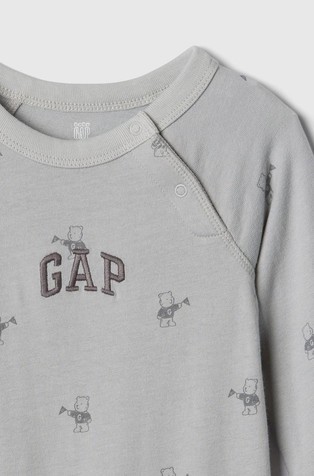 GAP Baby Brannan Bear Logo Footless One-Piece High Rise 15-4101 Tcx 3