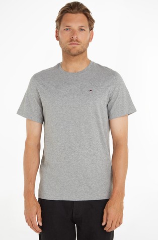 Regular fit majica z okroglim izrezom