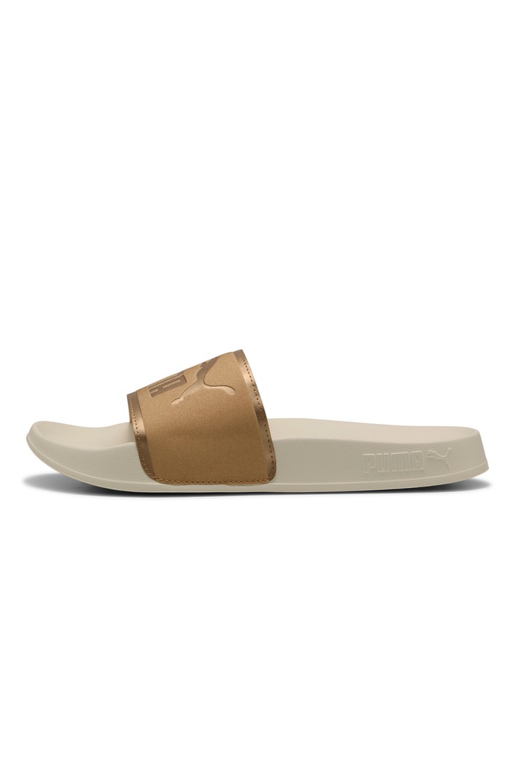 PUMA Leadcat 2.0 Metallics Slides Beige / Brown 