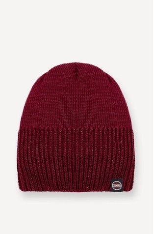 Beanie with lurex thread