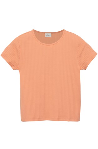 Rebrasta bombažna majica