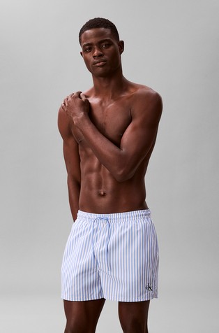 Krajše kopalke z zatezno vrvico - CK Monogram