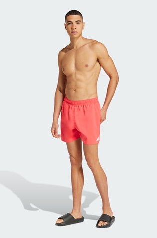 ADIDAS Water Reactive Graphic Swim Shorts Semi Lucid Red / White 5