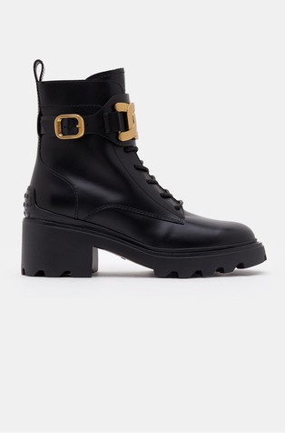 Leather Combat Boots