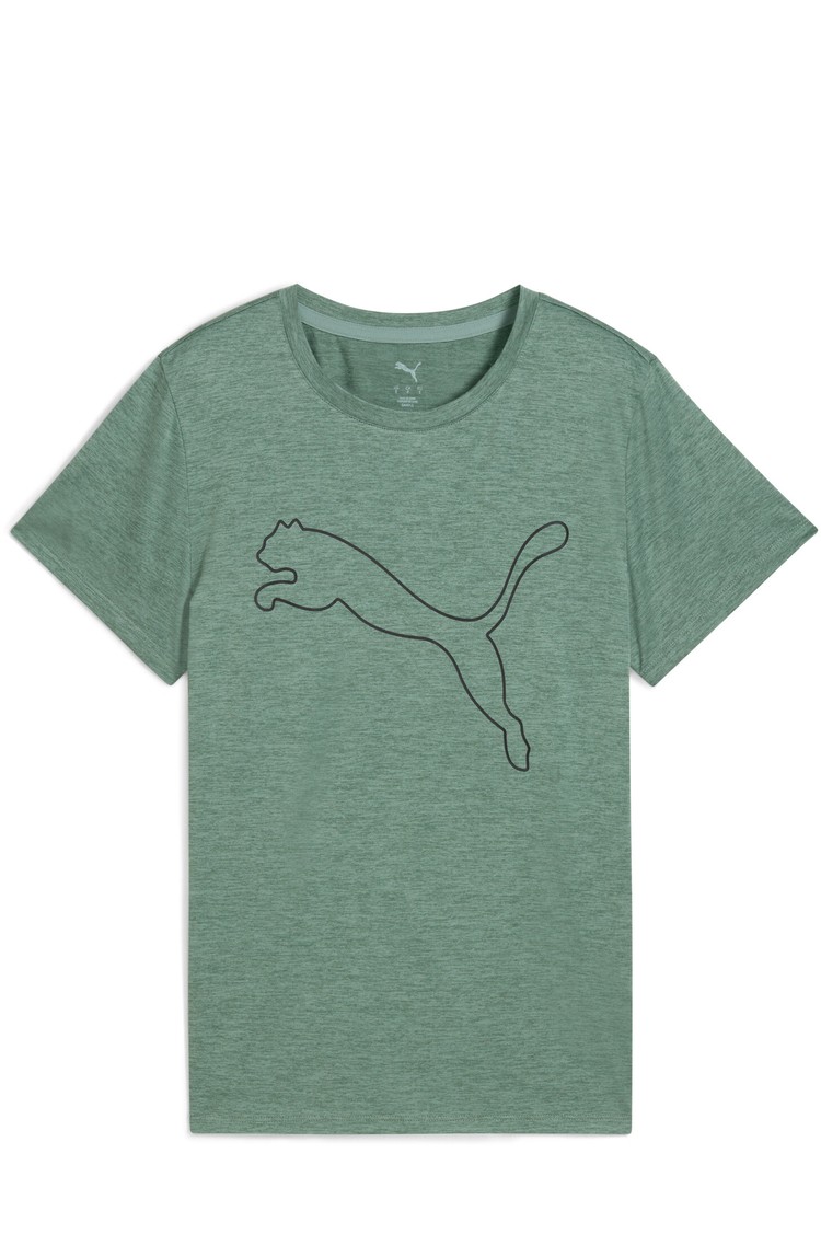 PUMA Essential logo majica za trening Zelena - Green 