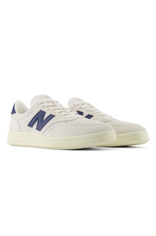 NEW BALANCE Unisex CT500 leather sneakers Off-White/Blue 2
