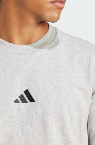ADIDAS Essentials Small Logo Single Jersey T-Shirt Gray 3