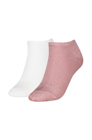2 Pack Short Socks in Cotton-blend
