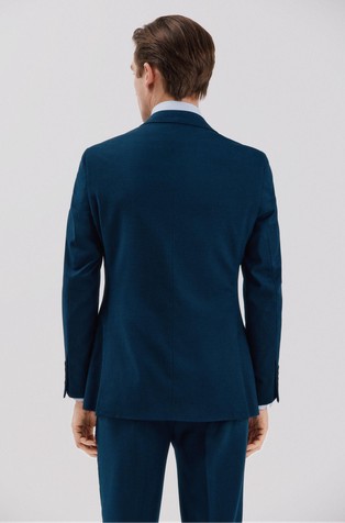 CORTEFIEL Serie XXI slim fit suknjič Modra - Blue 2