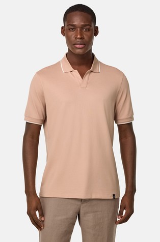 S.Cafè® High-Performance Piqué Polo Shirt