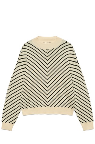 VMCAPRICORN pleten pulover z vzorcem