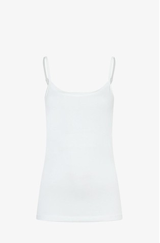 Majica z naramnicami iz raztegljive viskoze