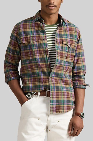 Classic fit Madras Shirt