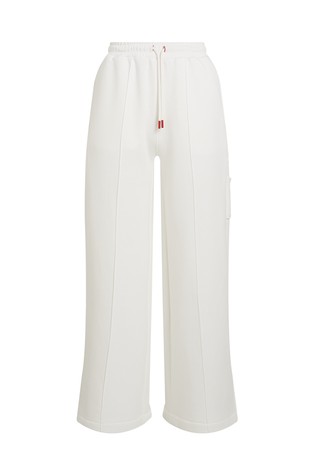 TOMMY HILFIGER Logo Embroidery Terry Joggers White 5