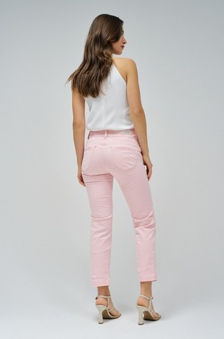 SALSA JEANS Secret push-in chino in cropped slim pants Pink 3