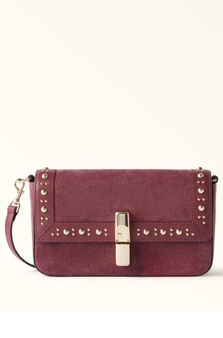 Small Studded Suede Crossbody