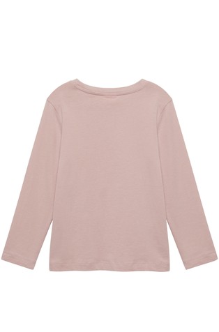 S.OLIVER Majica z majhnim potiskom Roza - Pink 2