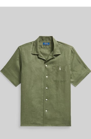 Classic fit Linen Camp Shirt