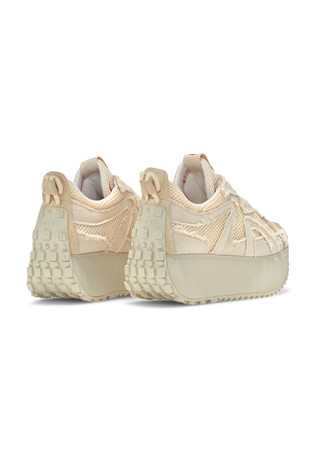 INUIKII Maribella Denim Sneakers Cream 4