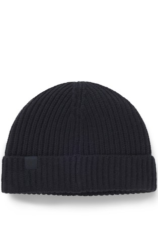 Beckham x Boss pletena kapa iz volne in kašmirja