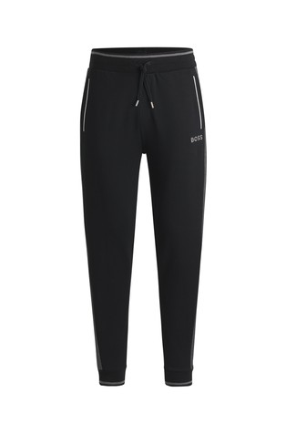 Cotton-blend tracksuit bottoms in colour block