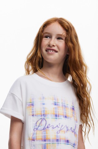 Majica s kratkimi rokavi in vezenim logotipom