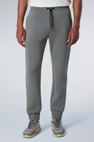 Piqué scuba cargo sweatpants