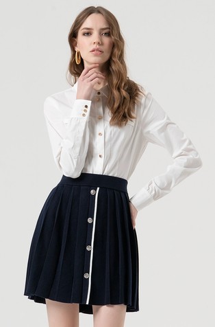 Mini plisirano pleteno krilo