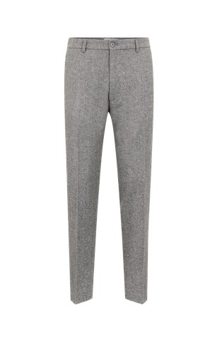Slim fit hlače iz volnene mešanice