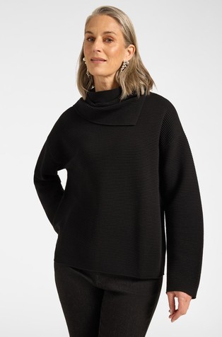Ottoman Jumper with Removable Collar