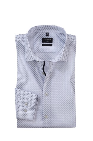 No. Six super slim fit srajca z vzorcem