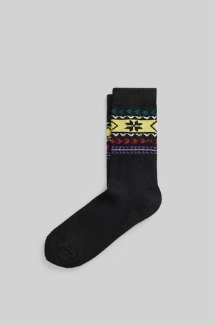Fair Isle nogavice iz volnene mešanice